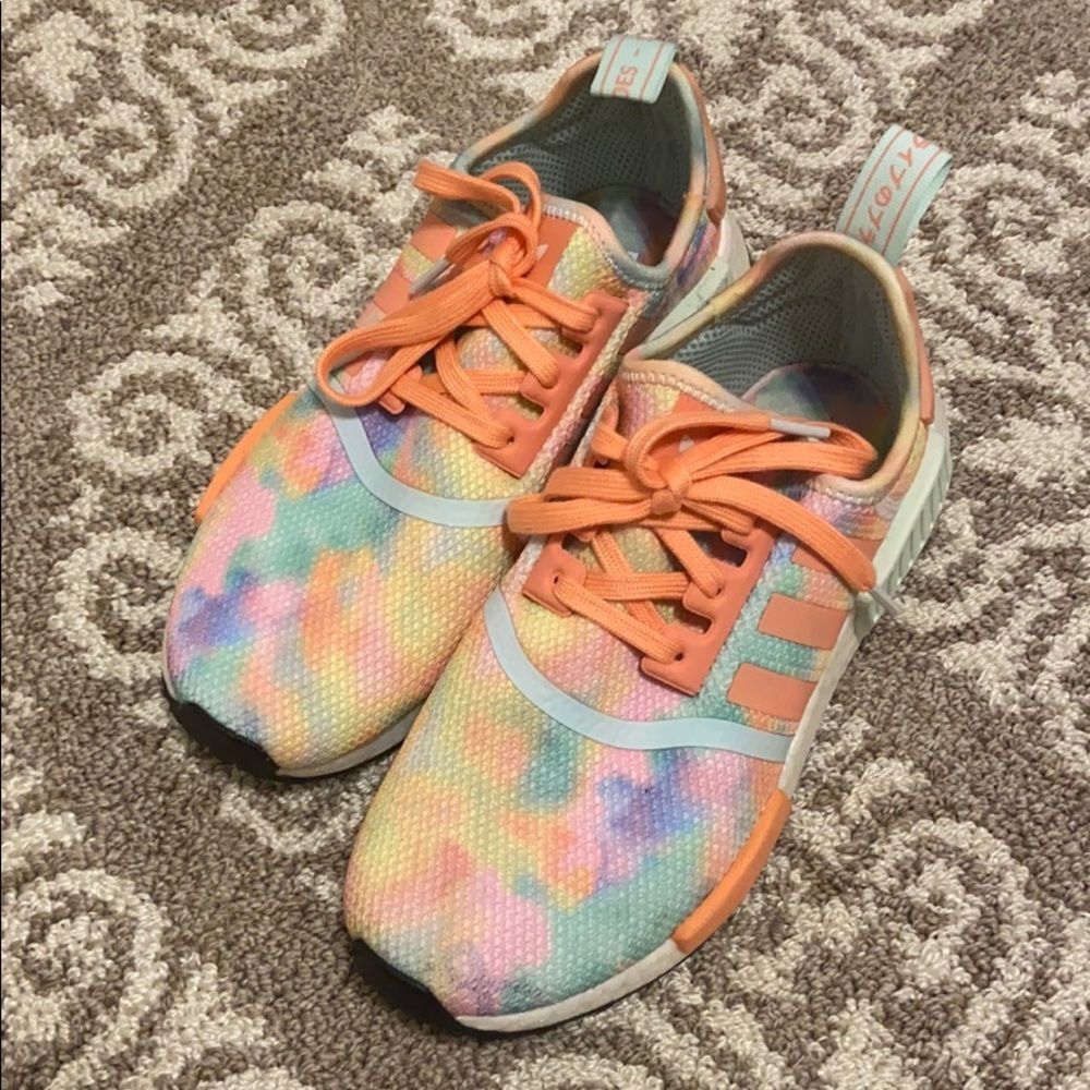 {Adidas} NMD_R1  Tie Dye Sneakers
